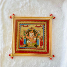 Load image into Gallery viewer, Palm Leaf Paintings - Lord Ganesha Sitting & Standing