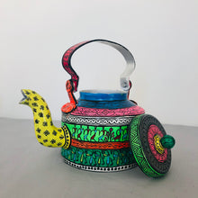 Load image into Gallery viewer, Aluminum Handpainted Pattachitra Kettles for Home Decor, Gifting & Serving