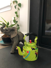 Load image into Gallery viewer, Handpainted Elephant Kettle made of eco friendly and sustainable aluminum metal for serving and decoration
