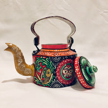 Load image into Gallery viewer, Pattachitra Kettles made of aluminum for serving and decoration