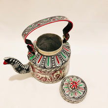 Load image into Gallery viewer, Aluminum Handpainted Black and White Pattachitra Kettles for Home Decor, Gifting & Serving