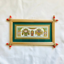 Load image into Gallery viewer, Palm Leaf Painting - Lord Jagannath Triad