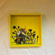 Load image into Gallery viewer, Handcrafted and hand painted Wooden Tray for Home Decor, Gifts and Personal use
