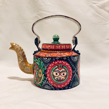 Load image into Gallery viewer, Pattachitra Kettles made of aluminum for serving and decoration
