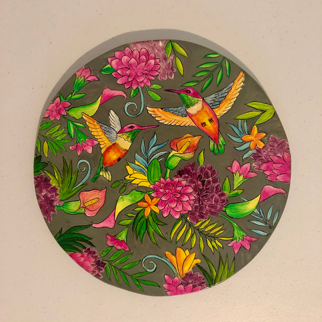 Spring Handcrafted hand painted Wall Plate for Home Decor and gifting