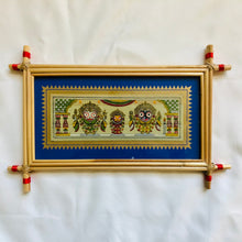 Load image into Gallery viewer, Palm Leaf Painting - Lord Jagannath Triad
