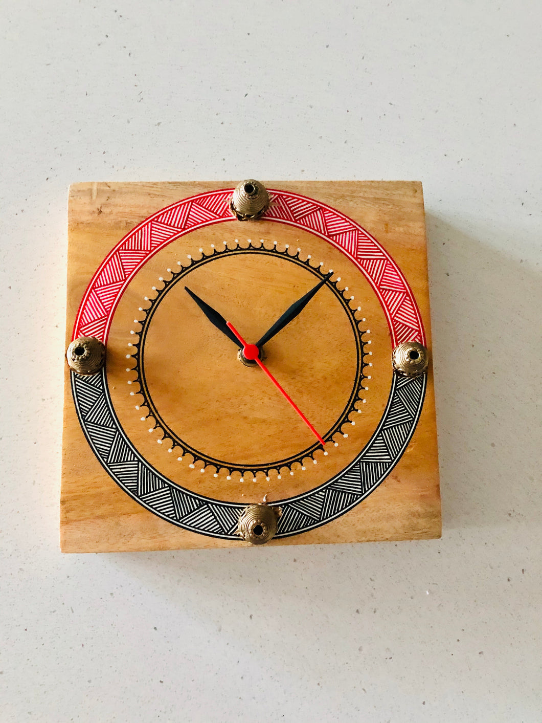 Handcrafted and Hand-painted Clock