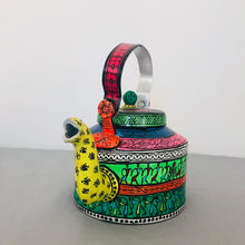 Load image into Gallery viewer, Aluminum Handpainted Pattachitra Kettles for Home Decor, Gifting &amp; Serving
