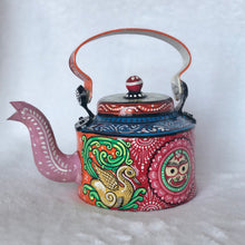 Load image into Gallery viewer, Pattachitra Kettles made of aluminum for serving and decoration
