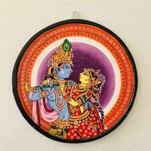 Load image into Gallery viewer, Symbol of Love - Radha Krishna Wall Plate
