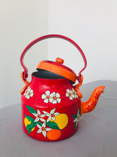 Load image into Gallery viewer, Floral Kettle made of Aluminum for serving and decoration
