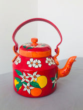Load image into Gallery viewer, Floral Kettle made of Aluminum for serving and decoration
